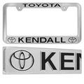 Chrome Plated Metalized Plastic License Plate Frame (Overseas Production)